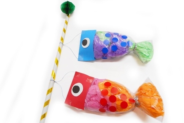 握る感覚を楽しもう！「ギュギュっとつめて　カラフルこいのぼり」