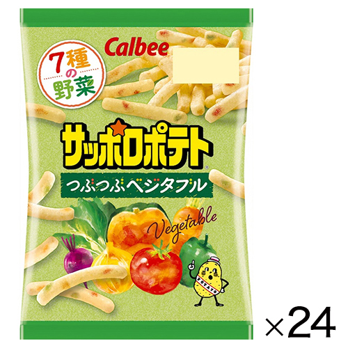 サッポロポテトつぶつぶベジタブル24g