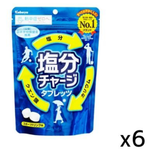 カバヤ 塩分チャージタブレッツ 81g×6