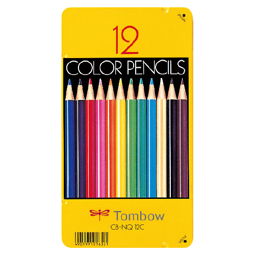 【トンボ鉛筆】 缶入り色鉛筆