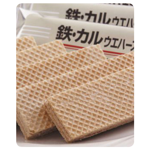 【サンコー】 元気鉄カルウエハースミルククリーム味