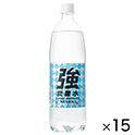 友桝飲料　強炭酸水　ペット　1L×15