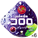 味覚糖　コロロ　グレープ　48g×6