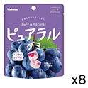 カバヤ  ピュアラルグミ  ぶどう  58g×8