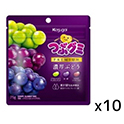 春日井製菓  つぶグミPremium濃厚ぶどう  75g×10
