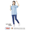きかんしゃトーマス ドライメッシュポイントポロシャツ M