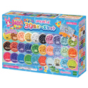 アクアビーズ　 カラフル30色ビーズセット