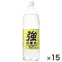 友桝飲料　強炭酸水　レモン　1L×15