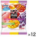 オリヒロ蒟蒻ゼリーP白桃マンゴーグレープ