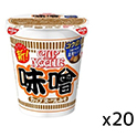 日清食品  カップヌードル  味噌    カップ  82g×20