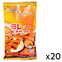 野村煎豆  ミレービスケット  キャラメル味  110g×20