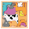 MiraTOY 四角パズル ぼくじょう