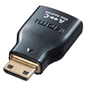 HDMI-ミニHDMI変換アダプタ