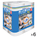 洗って使えるペーパータオル 70カット4R(6P)