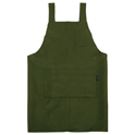 撥水加工エプロン グリーン