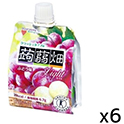 マンナンライフ  クラッシュタイプの蒟蒻畑  ぶどう味×6