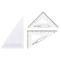 GAKUNOアクリル三角定規・分度器