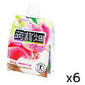 マンナンライフ  クラッシュ蒟蒻畑  ライト特保  もも味  150g×6