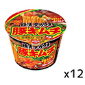 日清食品  デカうま  豚キムチ  カップ  101g×12