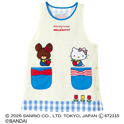 くまのがっこう×ハローキティブルーギンガムエプロン